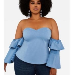 Off Shoulder Plus Size Top (Brand New)